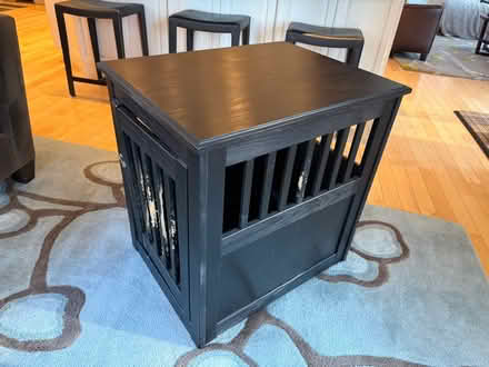 Photo of free End table - dog crate (Shrewsbury) #4