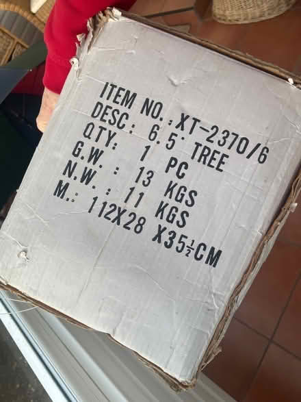 Photo of free Artificial Christmas Tree 6’5” (Potters Bar EN6) #2