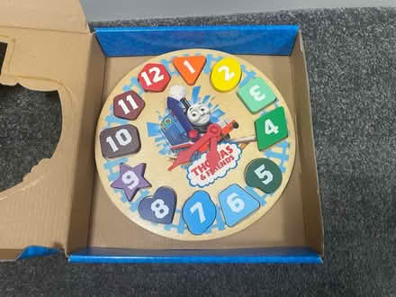 Photo of free Thomas train Toy wooden clock (Fairbrae EH11) #1