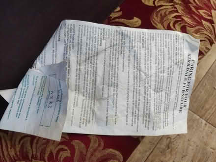 Photo of free red floral sofa with wheels (nn33JL) #3