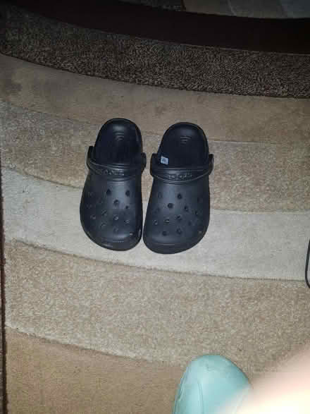 Photo of free Black pair of crocs (Camberwell) #2