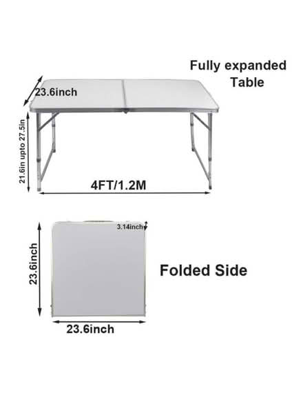 Photo of free Foldable picnic table (Raynes Park) #2