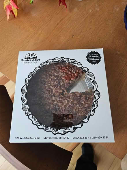 Photo of free Pecan Pie - one piece missing (Lisle near Maple & 355) #2