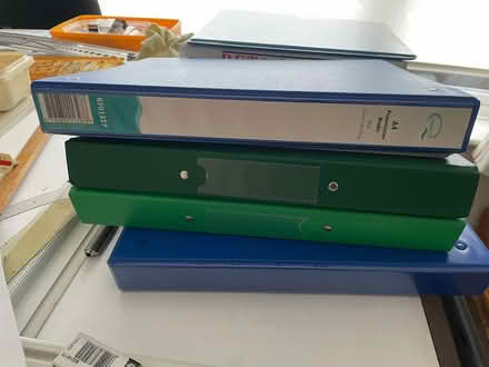 Photo of free A4 two ring & four ring binders (Edlesborough LU6) #2