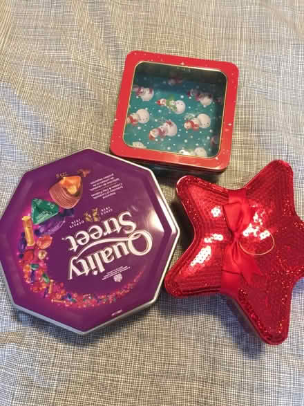 Photo of free 3 metal tins (Earlscourt) #1