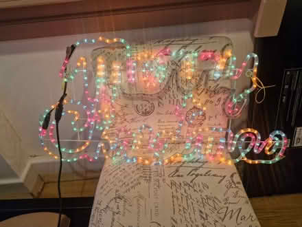 Photo of free Merry Christmas Light sign (Crystal Palace) #1