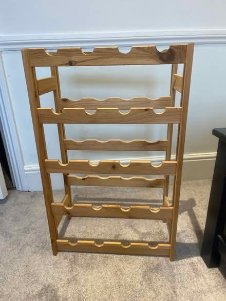 Photo of free Wooden wine rack (NW3) #1