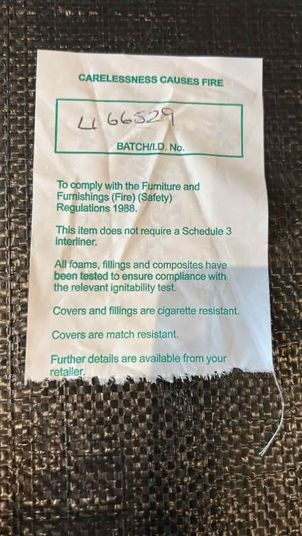 Photo of free Sofa (Elworth CW11) #3