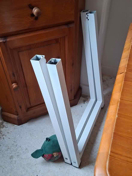 Photo of free White desk and chair (Swindon Village GL51) #2