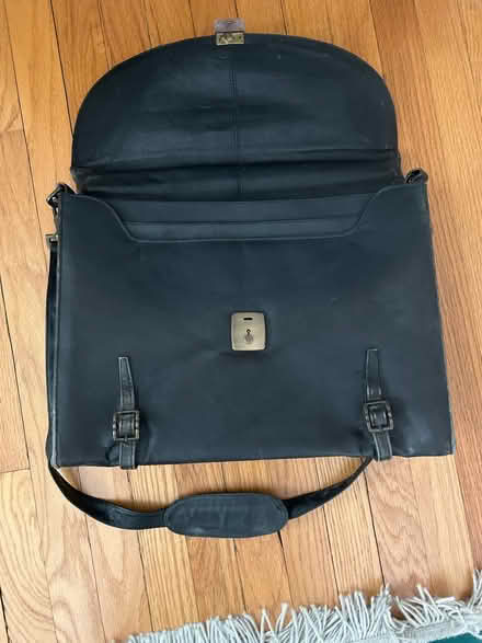 Photo of free Old leather briefcase (Rogers Park) #1