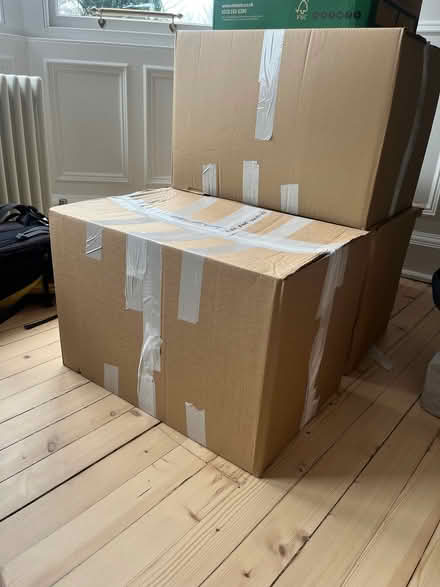 Photo of free Moving boxes and paper for packing (Comely Bank EH4) #1