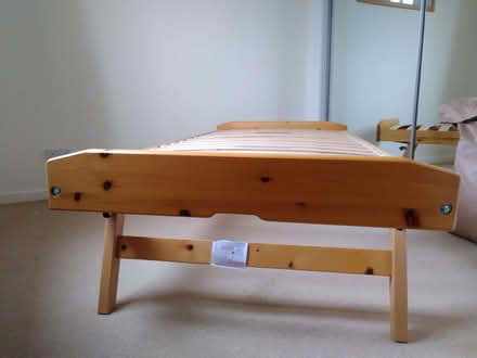 Photo of free Single bedframe (hideaway) (Whitehill EH22) #4