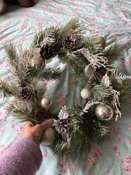 Photo of free Xmas door wreath (Dean Court OX2) #1