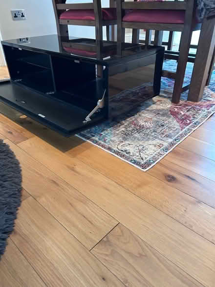 Photo of free Glass TV Stand, Black (Canewdon SS4) #3