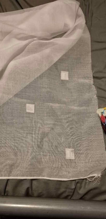 Photo of free New net curtain fabric (ME15 Westmorland Road) #1