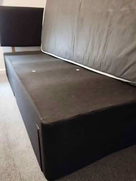 Photo of free Single divan bed with head board and drawers (Leighswood WS9) #3