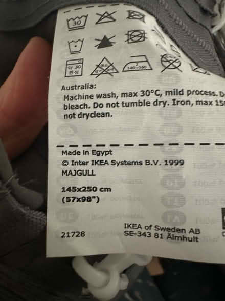 Photo of free set of IKEA gray black out curtains (Whitehawk BN2) #2