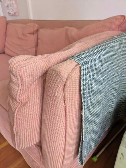 Photo of free High sided sofa (N14 7ld) #4