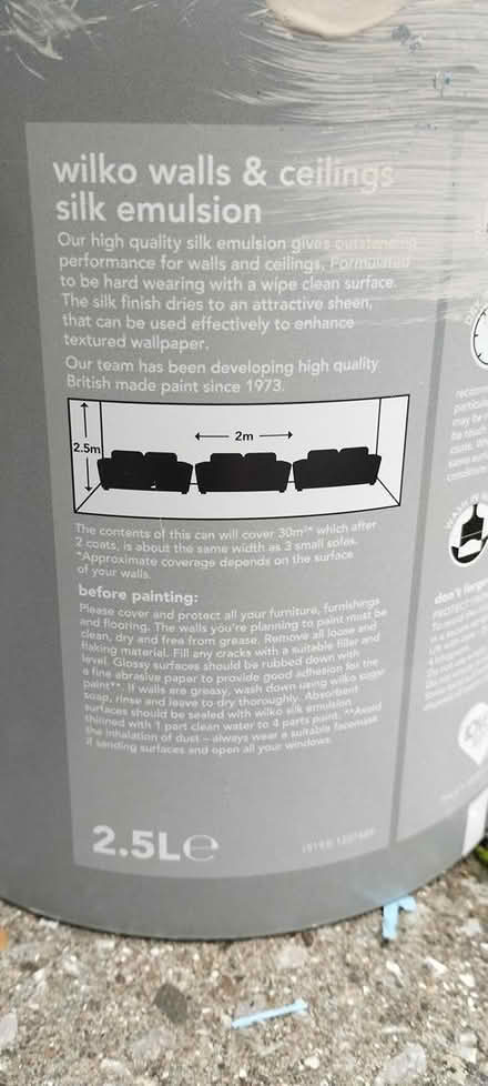 Photo of free Paint, Oatmeal silk for walls etc (Morpeth NE61) #2