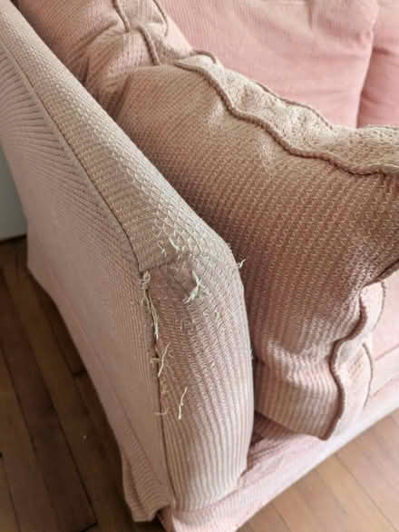 Photo of free High sided sofa (N14 7ld) #3