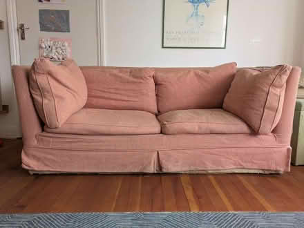 Photo of free High sided sofa (N14 7ld) #1
