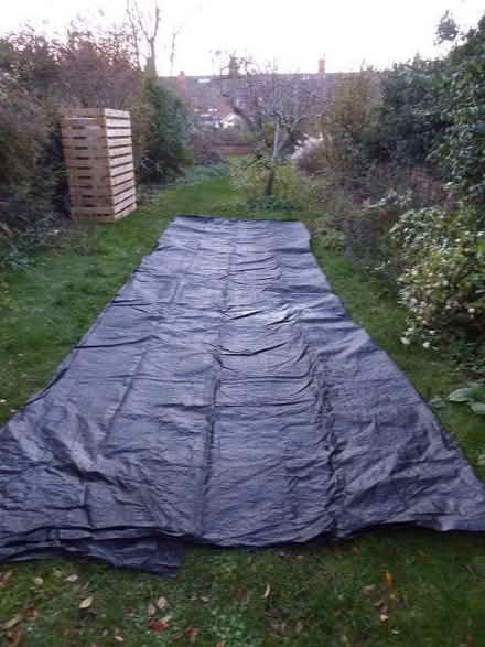 Photo of free 2 large sheets of tarpaulin - either or both (Walton Manor OX2) #2