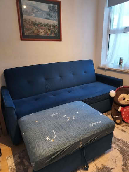 Photo of free 4 seater sofa bed (Battle RG30) #2