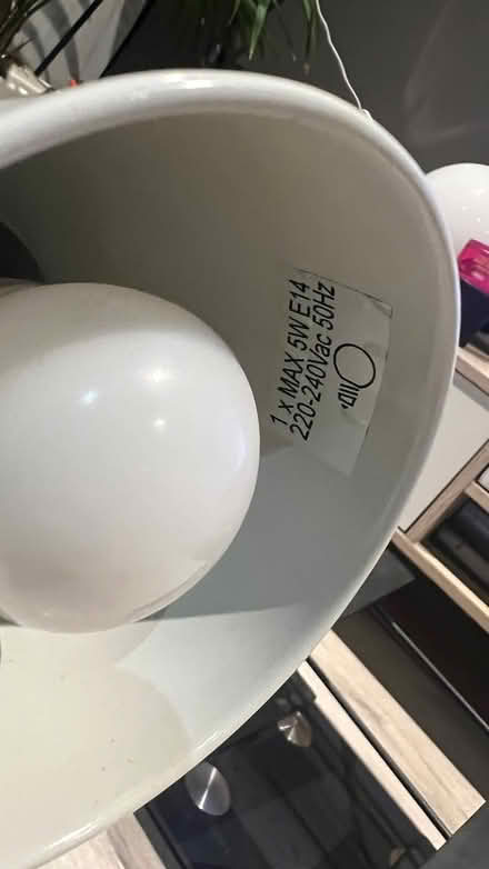 Photo of free Table lamp (West Ham Park E15) #2