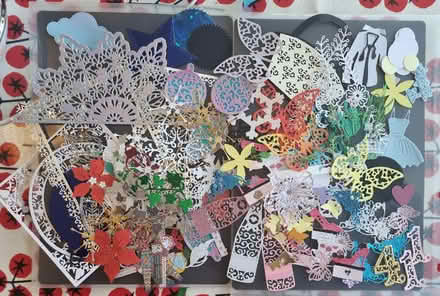 Photo of free Lots of die cut card and paper for crafting. (Longley S5) #1