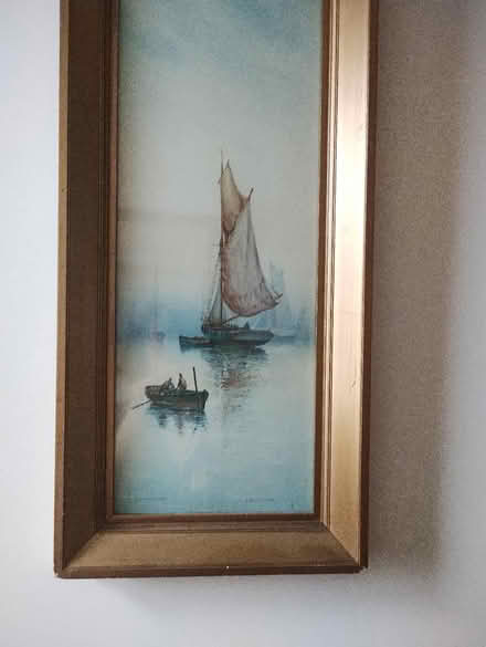 Photo of free Two Antique Pictures of Ships (Olton Solihull) #1