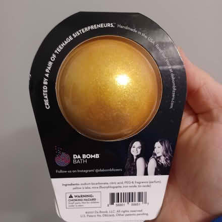 Photo of free Coconut fizzy bath bomb (Travis Heights) #2