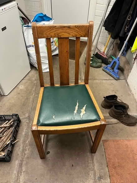 Photo of free Two traditional dining chairs - 1930s/40s? (Barnard's Green WR14) #1