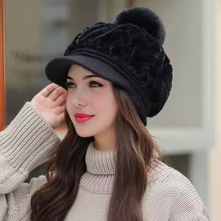 Photo of free 2 black faux fur hats (Moor Allerton LS17) #2