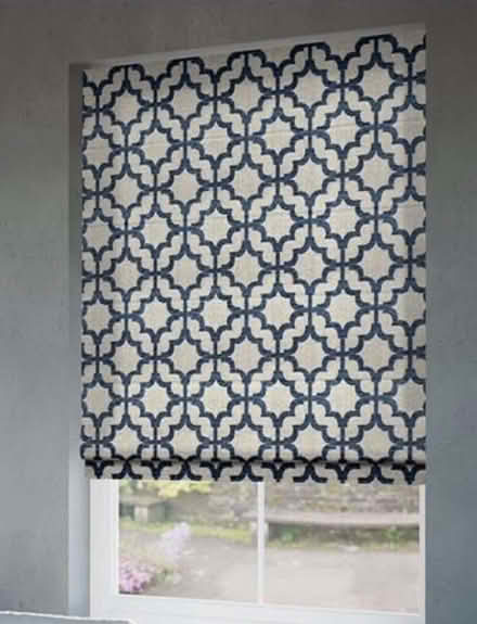 Photo of free 2 x Navy Blue Roman Blinds - Brand New Unused with fittings (Raynes Park SW20) #2