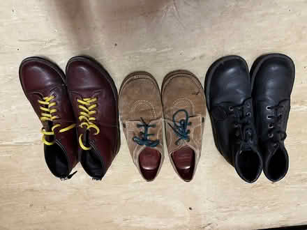 Photo of free Used size 10 Men’s boots for recycling/upcycling repai (Upper Holloway N4) #1