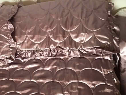 Photo of free Satin bedspread & pillowcases (Wootton OX13) #2