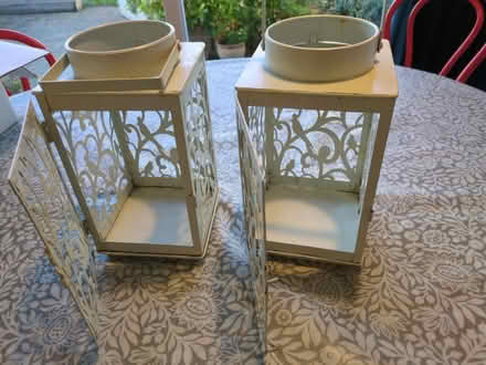 Photo of free Pair of decorative outdoor lanterns (Royston SG8) #2