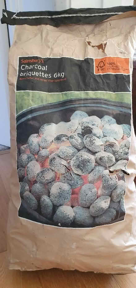 Photo of free 6kg sack charcoal briquettes. Unopened (Hartington Road BN2) #1