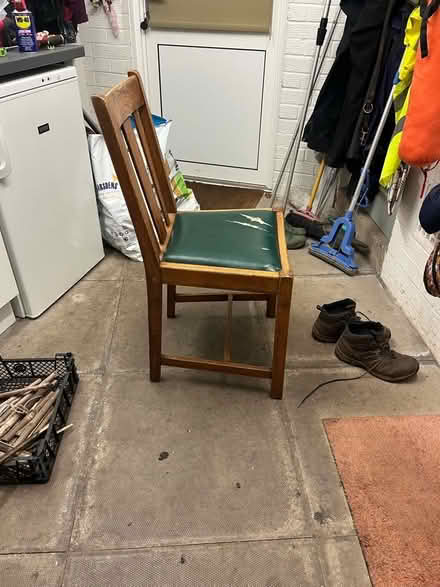 Photo of free Two traditional dining chairs - 1930s/40s? (Barnard's Green WR14) #2