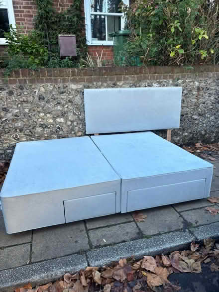 Photo of free King Size Divan Bed (Winchester SO23) #1