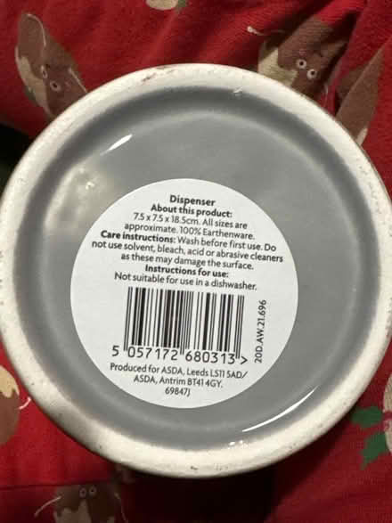 Photo of free christmas soap dispenser (marden TN12) #3