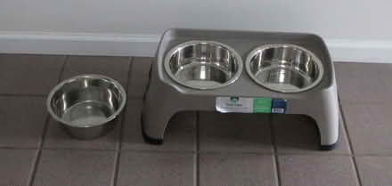Photo of free Dog food and water bowls (Lawrence west side) #1