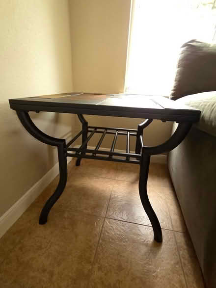 Photo of free Stone and Metal Coffee/End Tables (West Side - Buttercup) #1