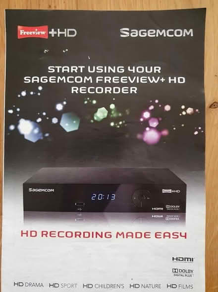 Photo of free SAGEMCOM freeview box (Arnold NG5) #1