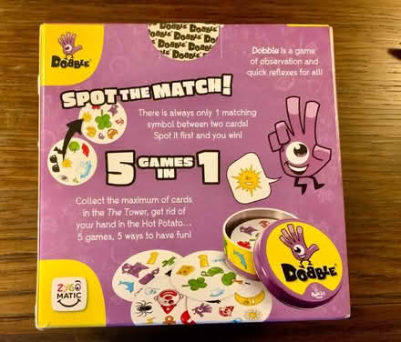 Photo of free Dobble Classic Family Card Game. Ages 6+. New/boxed. (Kendal LA9) #2