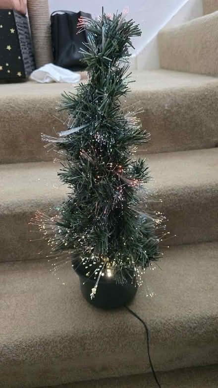 Photo of free Small fibre optic Christmas tree (Morley DE21) #1