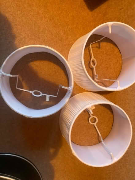 Photo of free 3 matching ivory lampshades (Wormleighton CV47) #2