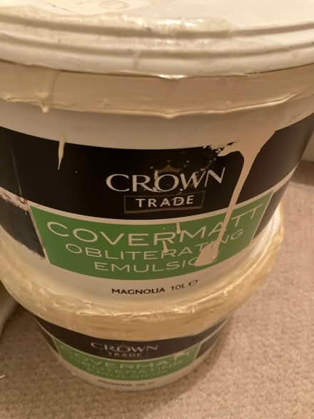 Photo of free Crown- Magnolia Emumsion paint. (Dunblane FK15) #1