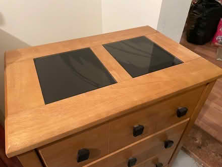 Photo of free Wooden 3 draw cupboard (Clapham, Bedford) #2