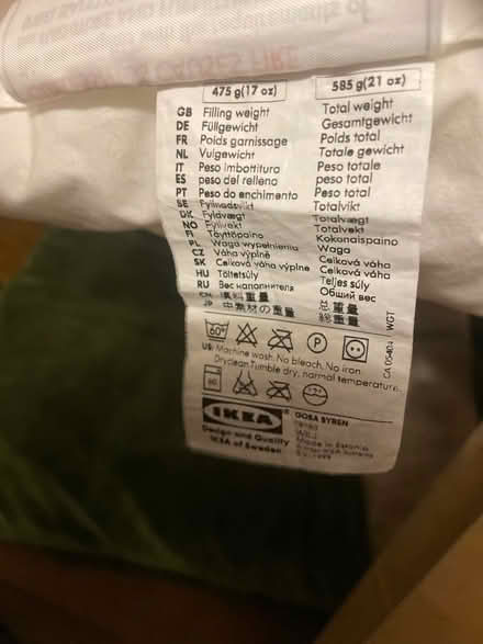 Photo of free 2 x Polyester pillows (Kelvingrove G3) #2